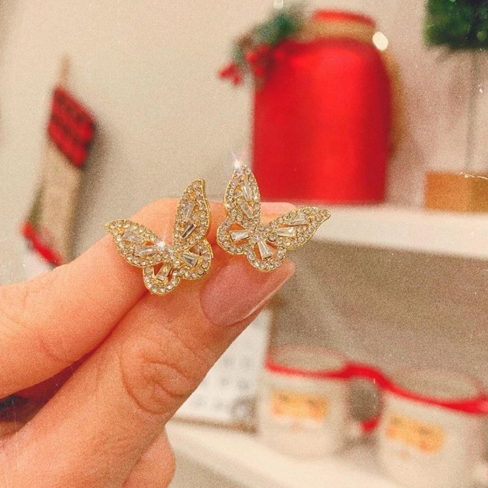 Butterfly Earrings ; Mariposa Aretes
